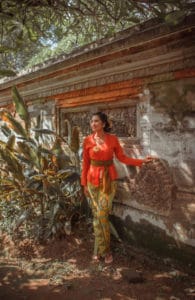 Balinese traditional costume photoshoot