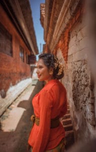 Balinese traditional costume photoshoot