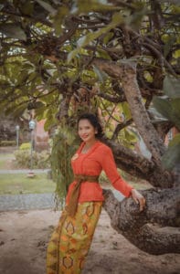 Balinese traditional costume photoshoot
