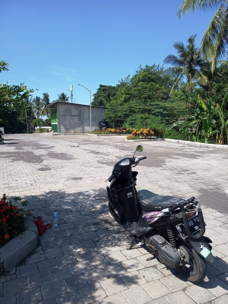 The scooter for the lesson