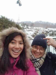 Snow for the first time