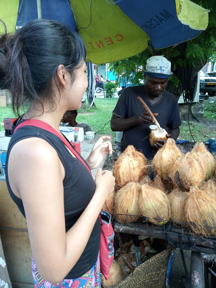 Coconut juice in Dar es Salaam