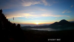 Sunrise over Mount Batur Bali