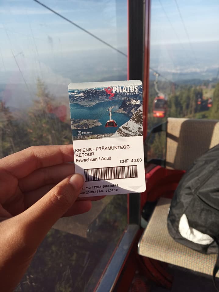 Mount Pilatus Cable Car Ticket Price