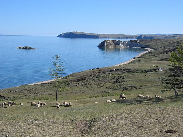 Olkhon Island on Lake Baikal.