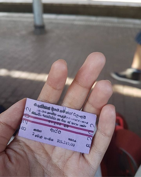 Kandy - Ella Train Ticket