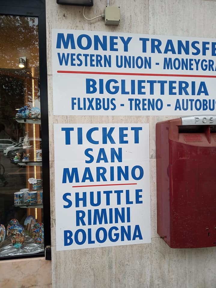 Where to buy ticket to San Marino from Rimini | Ummi Goes Where?